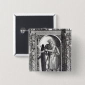 Badge Carré 5 Cm Skanderbeg (Devant & derrière)