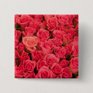 Badge Carré 5 Cm SLOVÉNIE, Ljubljana : Marché public de Ljubljana /