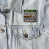 Badge Carré 5 Cm Slug Life Square Button (En situation)
