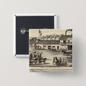 Badge Carré 5 Cm Smyth, propriétés Adams (Devant & derrière)