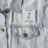 Badge Carré 5 Cm Snark (En situation)