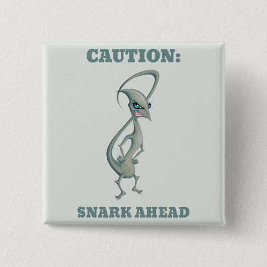 Badge Carré 5 Cm Snark (Devant)