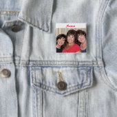 Badge Carré 5 Cm Soeurs de Moore (En situation)