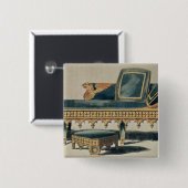 Badge Carré 5 Cm Sofa gothique du 'dépôt des arts (Devant & derrière)