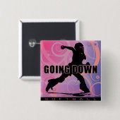 Badge Carré 5 Cm softball26 (Devant & derrière)