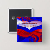 Badge Carré 5 Cm Soins (Devant & derrière)