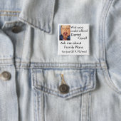 Badge Carré 5 Cm Soins dentaires (En situation)