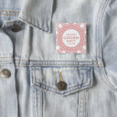 Badge Carré 5 Cm Soirée des Déesses (En situation)