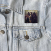 Badge Carré 5 Cm Soldats bulgares (En situation)