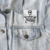 Badge Carré 5 Cm Solidarité (En situation)