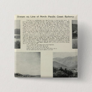 Badge Carré 5 Cm Sonoma, Californie 2