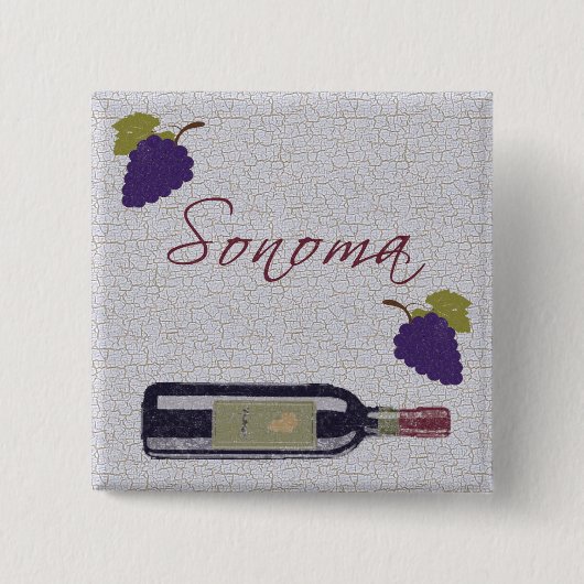 Badge Carré 5 Cm Sonoma Magnet (Devant)