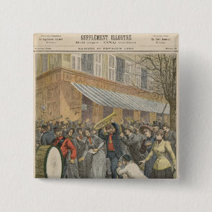 Badge Carré 5 Cm Soulèvement contre une armée du salut