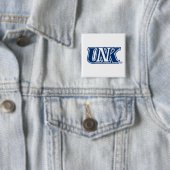 Badge Carré 5 Cm SOURIR | Université du Nebraska à Kearney (En situation)