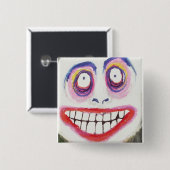 Badge Carré 5 Cm sourire d'oeil (Devant & derrière)