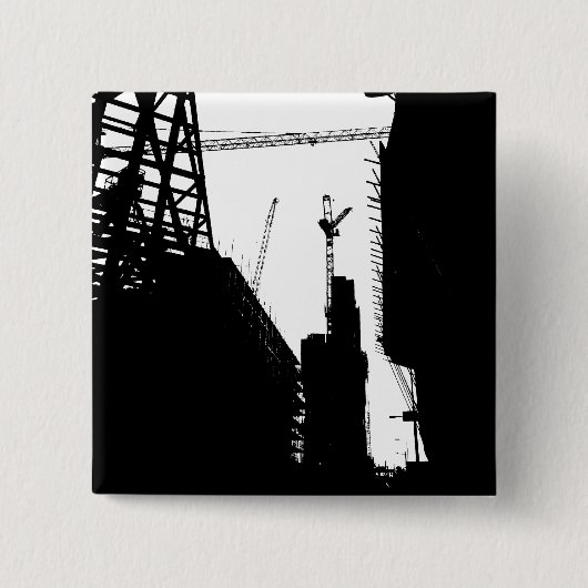 Badge Carré 5 Cm Sous la contrainte (Devant)