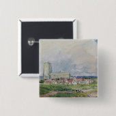 Badge Carré 5 Cm Southwold, Suffolk (Devant & derrière)