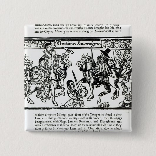 Badge Carré 5 Cm Sovereign aimable, c.1631 (Devant)