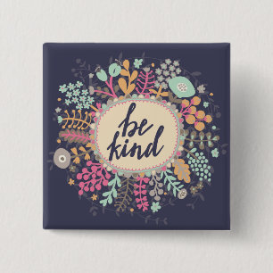 Badge Carré 5 Cm Soyez aimable