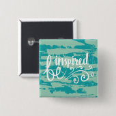 Badge Carré 5 Cm Soyez inspiré (Devant & derrière)