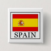 Badge Carré 5 Cm Spain button (Devant)