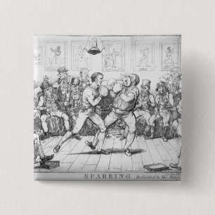 Badge Carré 5 Cm Sparring, 1817