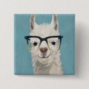 Badge Carré 5 Cm Spécifications Llama - Carré
