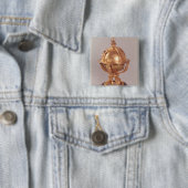 Badge Carré 5 Cm Sphère céleste, c.1580 (En situation)