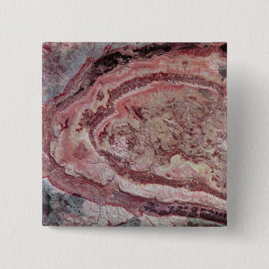 Badge Carré 5 Cm Spider Crater, Australie occidentale (Devant)