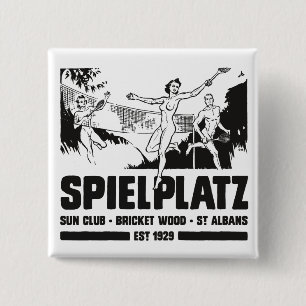 Badge Carré 5 Cm Spielplatz