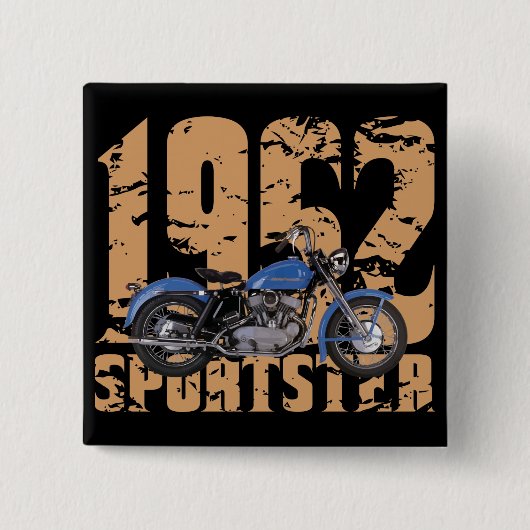 Badge Carré 5 Cm Sportster 1952 (Devant)