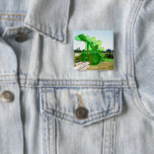 Badge Carré 5 Cm Squelette industriel (En situation)
