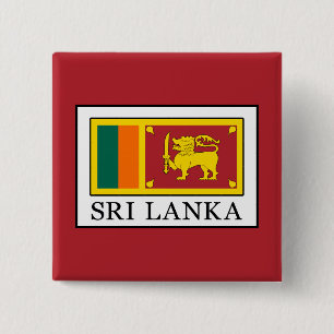 Badge Carré 5 Cm Sri Lanka