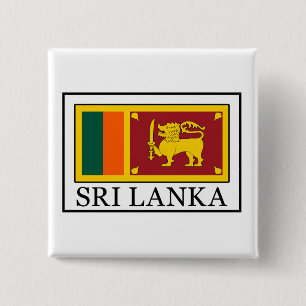 Badge Carré 5 Cm Sri Lanka