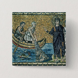 Badge Carré 5 Cm St Andrew et St Peter