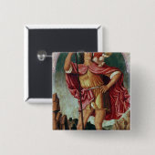 Badge Carré 5 Cm St Christopher (Devant & derrière)