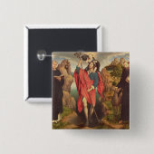 Badge Carré 5 Cm St Christopher, 1484 (Devant & derrière)