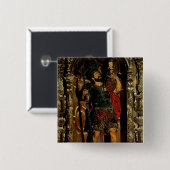 Badge Carré 5 Cm St Christopher, 1597 (Devant & derrière)