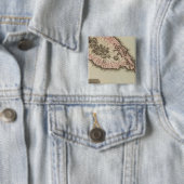 Badge Carré 5 Cm St Christophers (En situation)