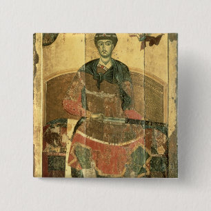 Badge Carré 5 Cm St Demetrius de Salonica, 12ème siècle