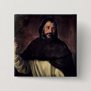 Badge Carré 5 Cm St Dominic