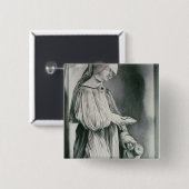 Badge Carré 5 Cm St Elizabeth (Devant & derrière)