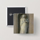 Badge Carré 5 Cm St Genevieve, c.1479 (Devant & derrière)