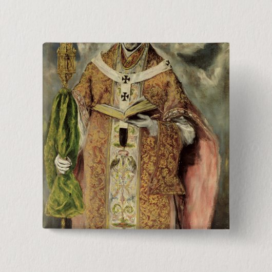 Badge Carré 5 Cm St Ildefonso 1605-1610 (Devant)