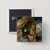 Badge Carré 5 Cm St Jerome (Devant & derrière)