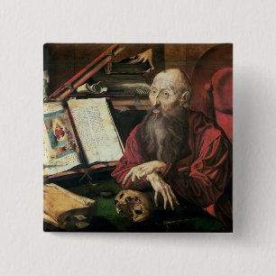 Badge Carré 5 Cm St Jerome, c.1540-50