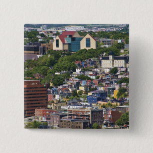 Badge Carré 5 Cm St. John's, Terre-Neuve, Canada,