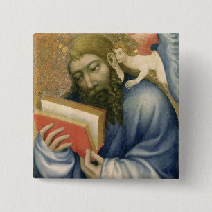 Badge Carré 5 Cm St Matthew, de la chapelle de Karlstejn