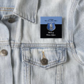 Badge Carré 5 Cm St. Michael Blessings au nouveau policier (En situation)