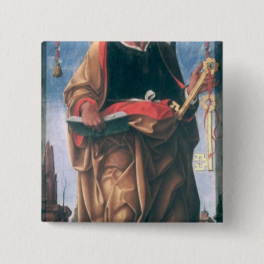 Badge Carré 5 Cm St Peter (Devant)